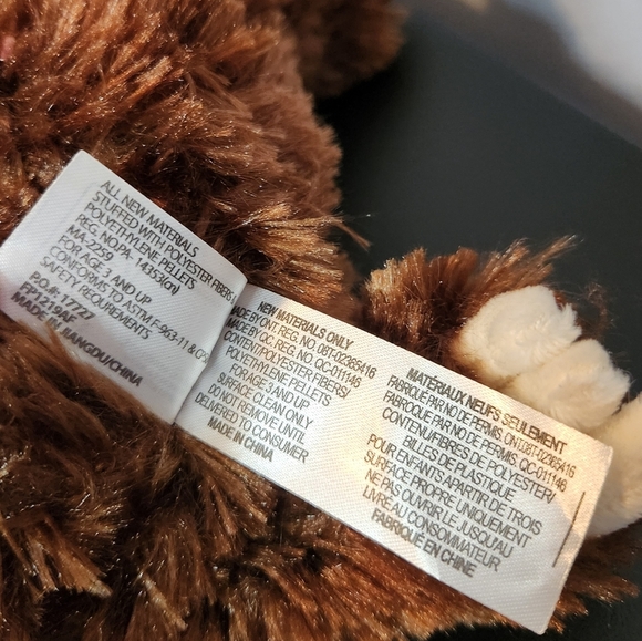 9in Fiesta Lil Buddies Bean Bag Sitting Sloth - Picture 7 of 7